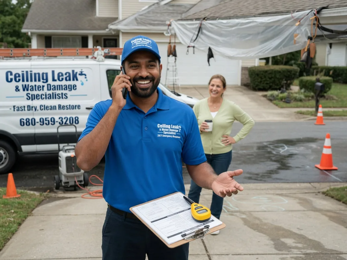 Ceiling Leak Cleanup Ithaca, NE FAQs